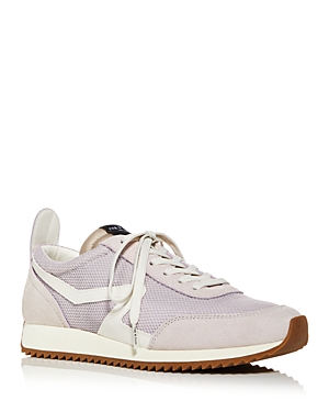 Rag & Bone Women's Retro Mesh Lace Up Low Top Running Sneakers In Lilac