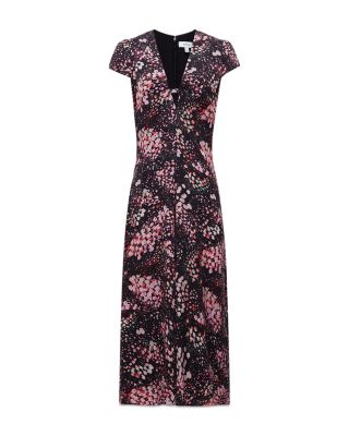 REISS Amira Printed Midi Dress | Bloomingdale's Women