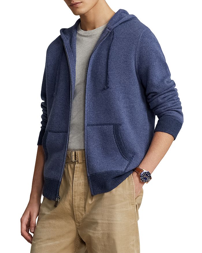 Polo Ralph Lauren Washable Cashmere Hooded Sweater | Bloomingdale's