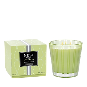 Nest Fragrances Lime Zest & Matcha 3-wick Scented Candle, 21.1 Oz. In Green