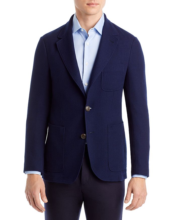 Canali - Nuvola Classic Fit Textured Jersey Unstructured Sport Coat