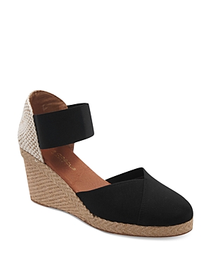 Andre Assous Anouka Espadrille Wedge Sandal In Black