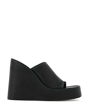 Miista Woman Sandals Black Size 7.5 Leather In Black