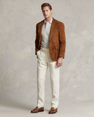 Tailored Fit Linen Trousers