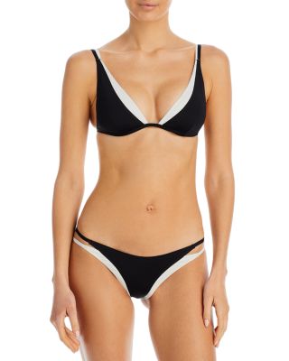 L*Space - Finneas Color Block Double Strap Bikini Top & Billie Color Block Double Strap Bikini Bottom