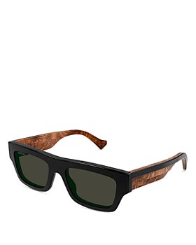 Gucci -  Web Studi Rectangular Sunglasses, 55mm