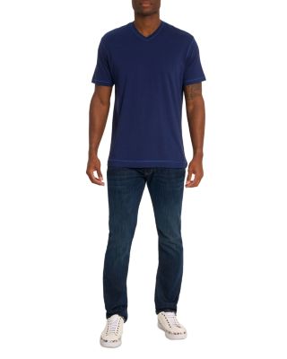 Eastwood Top Stitched V Neck Tee