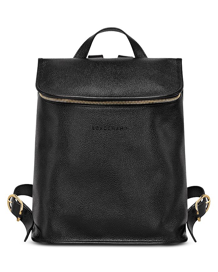 Longchamp - Le Foulonn&eacute; Top Zip Leather Backpack