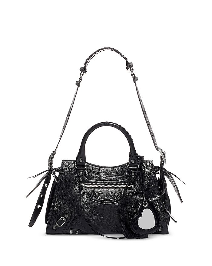 Balenciaga Neo Cagole City Mini Leather Handbag | Bloomingdale's