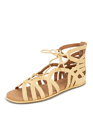 Gentle Souls by Kenneth Cole Women's Break My Heart 3 Strappy Lace Up Gladiator Sandals