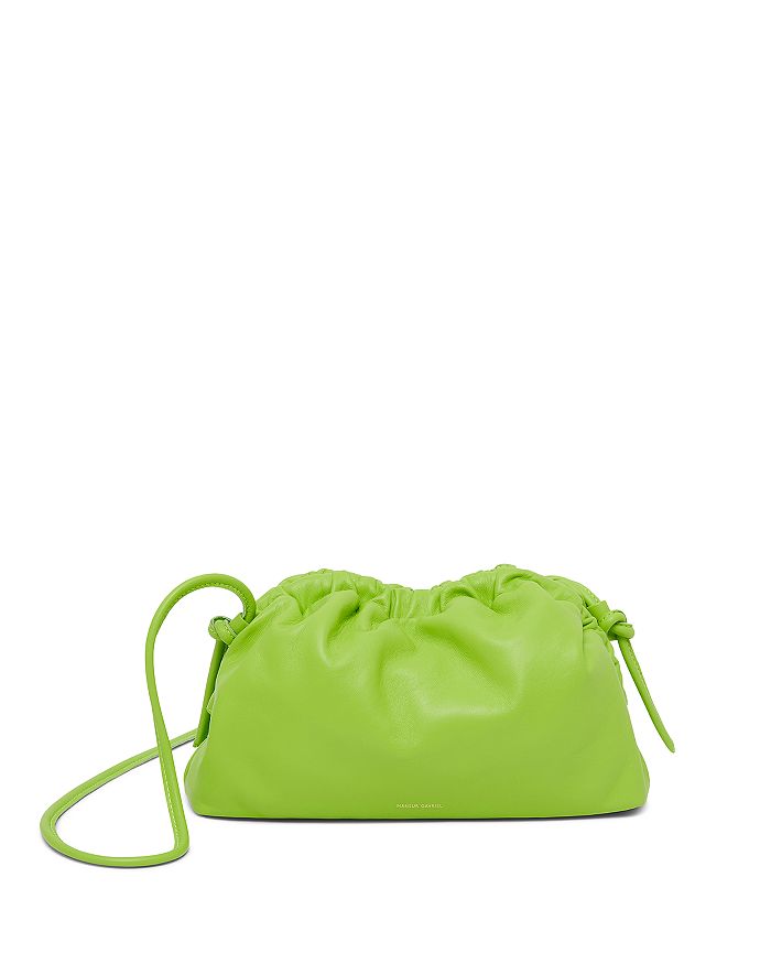 Mansur Gavriel Mini Mini Logo-print Bucket Bag in Green