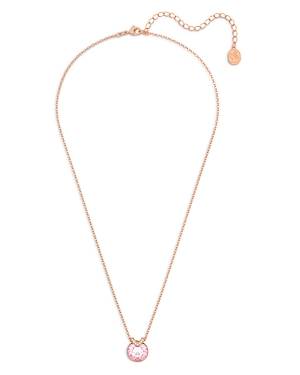 Shop Swarovski Bella V Crystal Pendant Necklace, 15-17 In Rose Gold