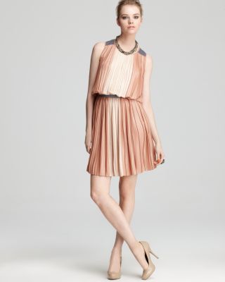 BCBG Pleated Dress