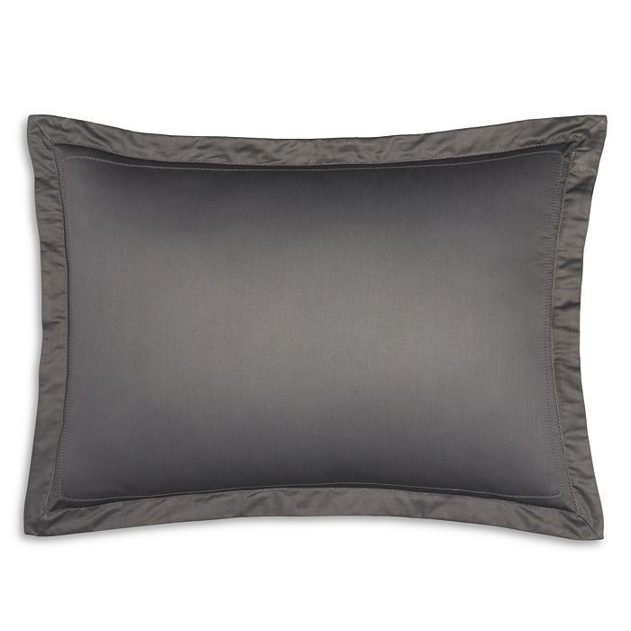 Hudson Park Collection 680tc Sateen Standard Sham - 100% Exclusive In Charcoal