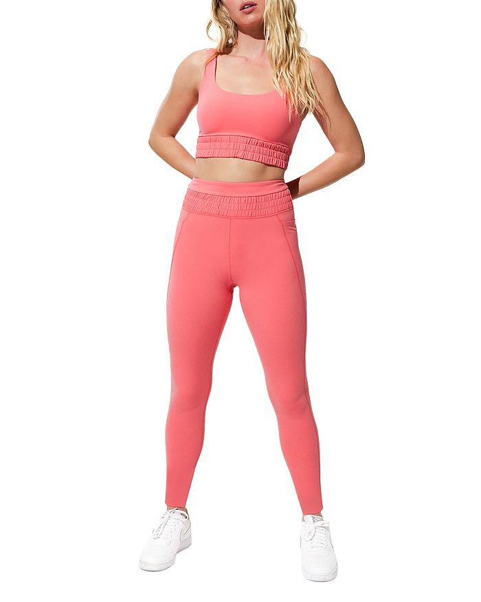 CELINE SPORTS BRA IN ATHLETIC KNIT Pink Small