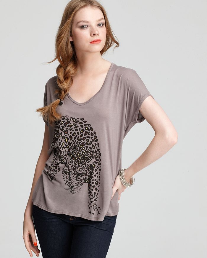 Lauren Moshi Tee April Tiger Graphic Bloomingdale s