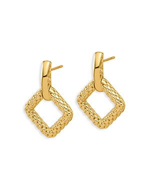 Bloomingdale's Geometric Mesh Earrings In 14k Yellow Gold - 100% Exclusive