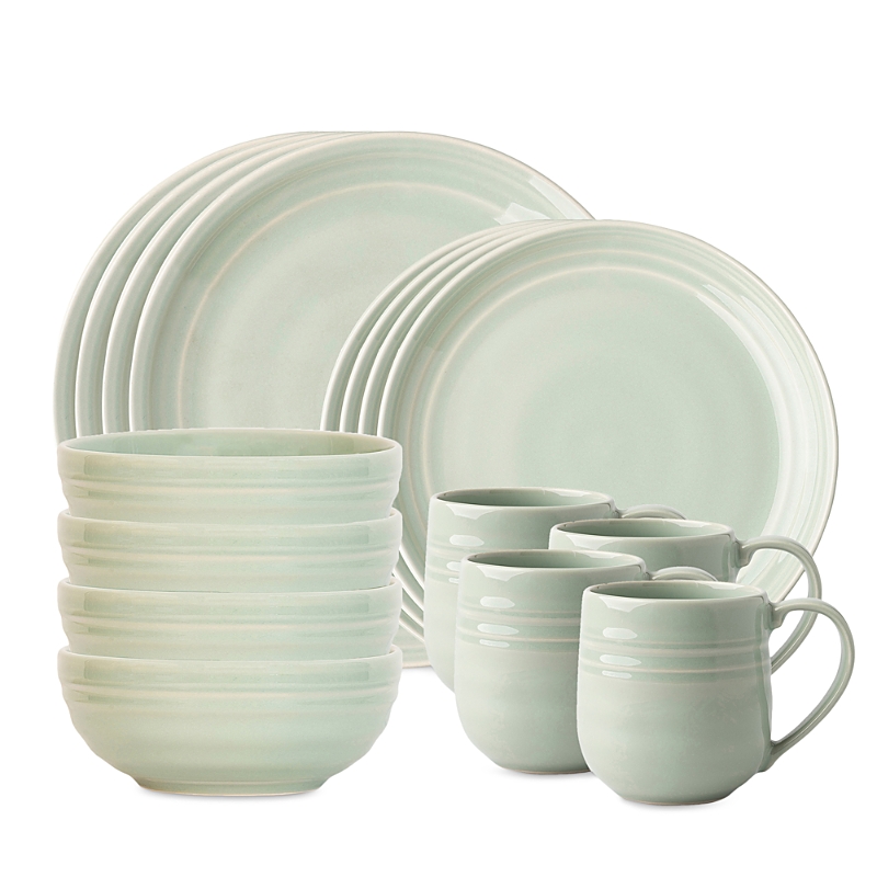 Juliska Bilbao 16 Piece Dinnerware Set In Sage