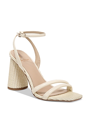 Sam Edelman Kia Womens Strappy Ankle Strap Heel Sandals In Porcelain