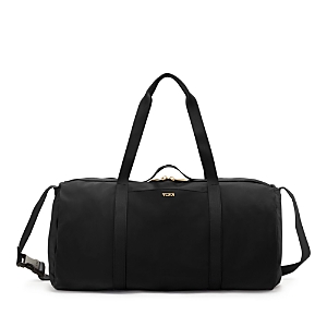 Shop Tumi Voyageur Just In Case Packable Duffel Bag In Black/gold