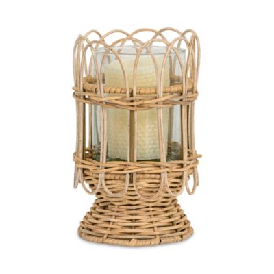 Provence Rattan Whitewash Medium Hurricane