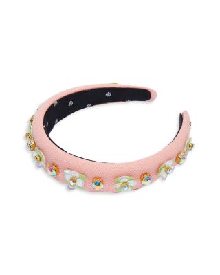 Lele Sadoughi Floral Appliqué Alice Headband Lele Sadoughi Appliqué Flower Alice Headband | Neiman Marcus main image 2