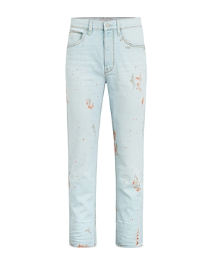 HUDSON REESE STRAIGHT FIT JEANS IN PALE INDIGO