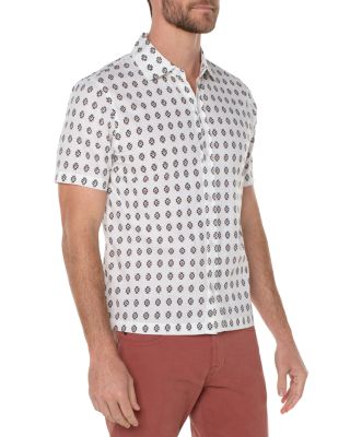 Garment Dyed Short Sleeve Printed Shirt