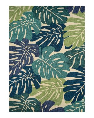 Couristan Covington Outdoor Monstera Area Rug, 5'6 x 8'