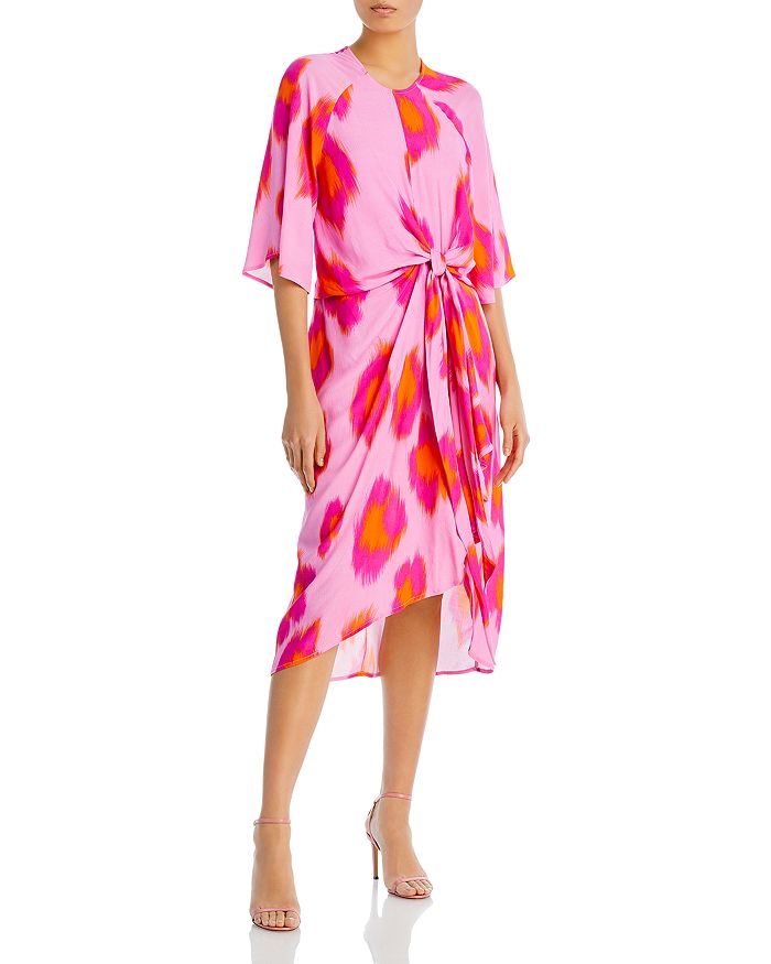 Essentiel Antwerp Juanita Two Print Midi Skirt in Safety First