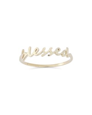 Moon & Meadow - 14K Yellow Gold Blessed Ring - Exclusive