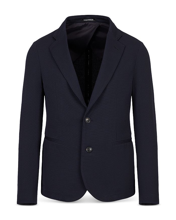 Emporio Armani Textured Jacket | Bloomingdale's