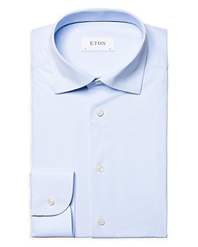 Eton - Slim Fit Four Way Stretch Solid Dress Shirt