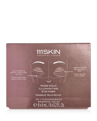 Rose Gold Illuminating Eye Mask Box, 8 Piece