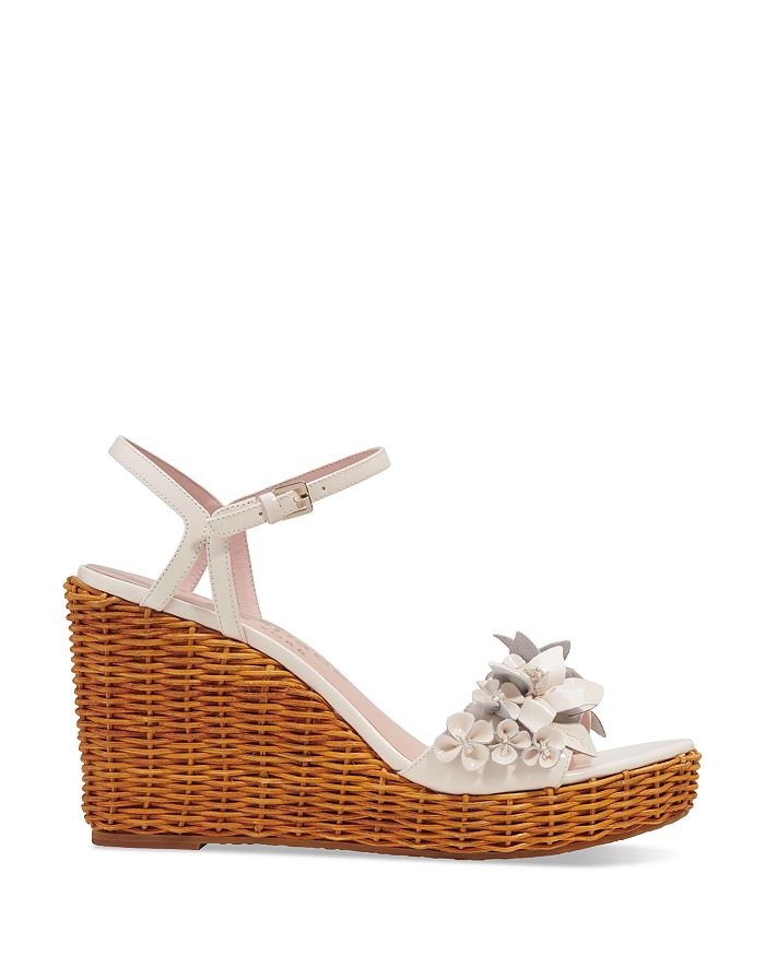 Wicker wedges on sale