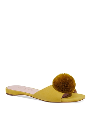 Kate Spade Amour Pom Slide Sandal In Bartlett P