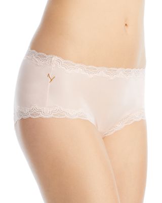 Silk Lace Trim Briefs