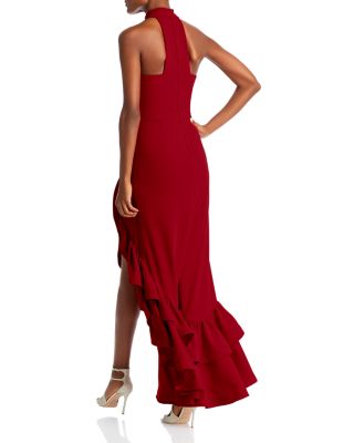 Racerback Ruffle Hem Gown - 100% Exclusive