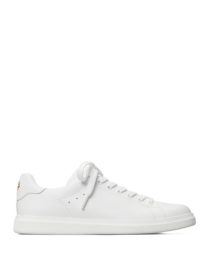 Shop Tory Burch Women's Howell Lace Up Sneakers In White