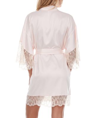 Gabby Satin Kimono Robe