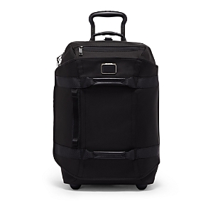 Shop Tumi Alpha Bravo Wheeled Duffel Bag In Black