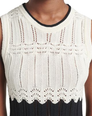 white christmas dresses Helen Jon Valentina Crochet Dress in Neutral main image 0