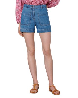 VANESSA BRUNO - Telia Cotton High Waisted Shorts