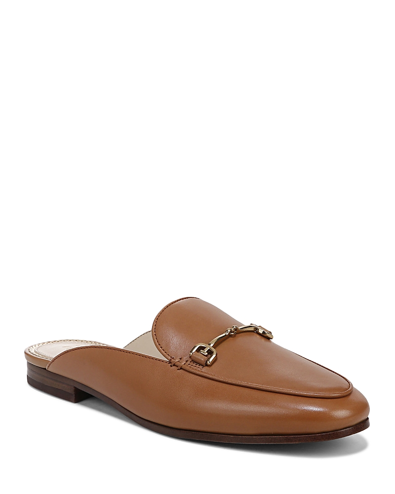 Shop Sam Edelman Women's Linnie Apron Toe Mules In Saddle Leather