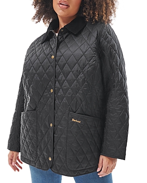 Shop Barbour Plus Annandale Quilted Jacket In Black