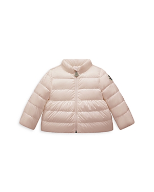 Moncler Girls' Joelle Quilted Jacket - Baby, Little Kid In Light Pink