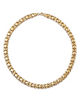 Bloomingdale's - XOXO Collar Necklace in 14K Yellow Gold, 17" - 100% Exclusive