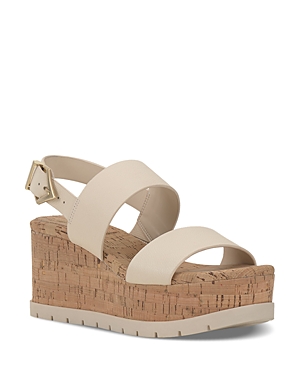 Vince Camuto Miapelle Platform Wedge Sandal In Natural