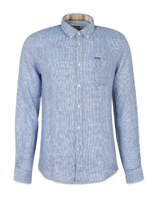 Linton Long Sleeve Micro Check Pattern Shirt