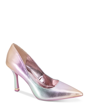 Shop Kenneth Cole Women's Romi Pointed Toe High Heel Pumps In Pastel Multi